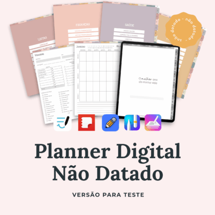 Planner Digital Não Datado Versão Teste