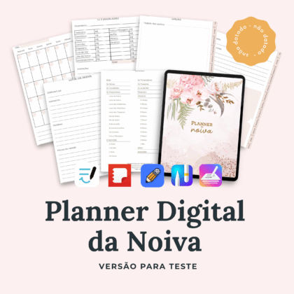 Planner Digital da Noiva Versão Teste