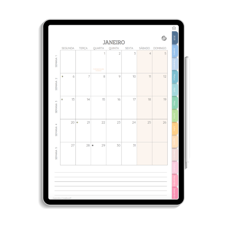 Planner Digital Mensal 2025 - Image 3