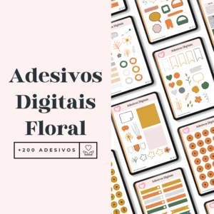 Adesivos Digitais Floral